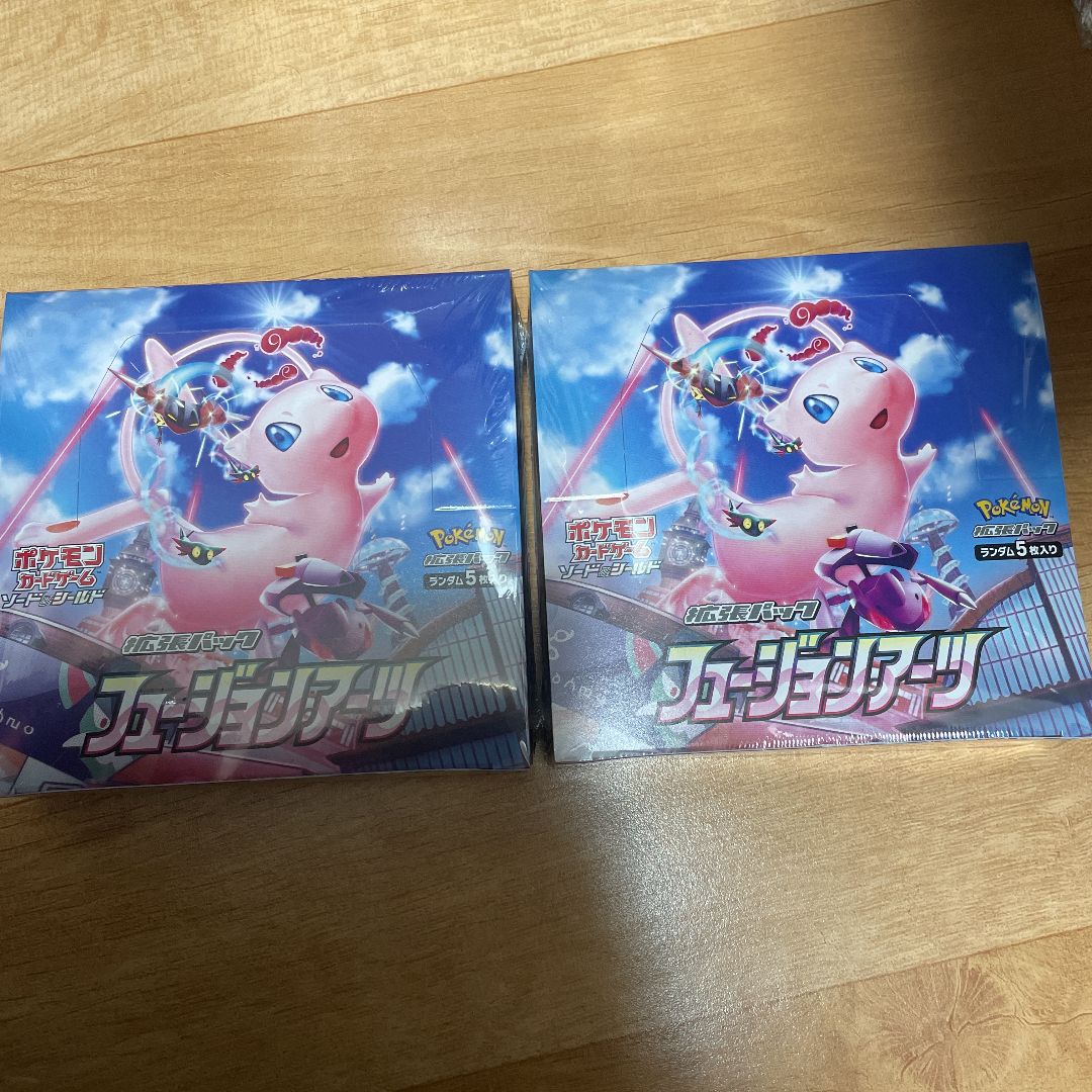 ポケモンカード フュージョンアーツ シュリンク付き 2BOX Pokemon ポケモンカードゲーム ソード＆シールド 拡張パック