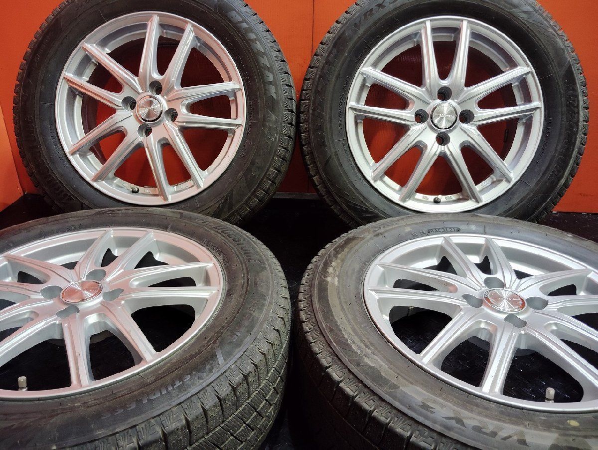 走行短め【BRIDGESTONE BLIZZAK VRX3 195/65R16】スタッドレス【ECO 