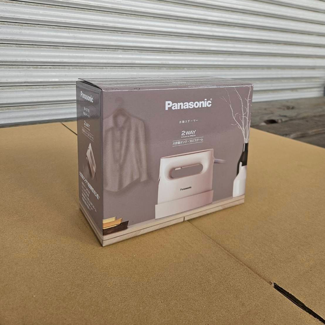 未拆封 Panasonic パナソニック NI-FS770 C 衣類スチーマー 360°スチーム ベージュ NI-FS770-C