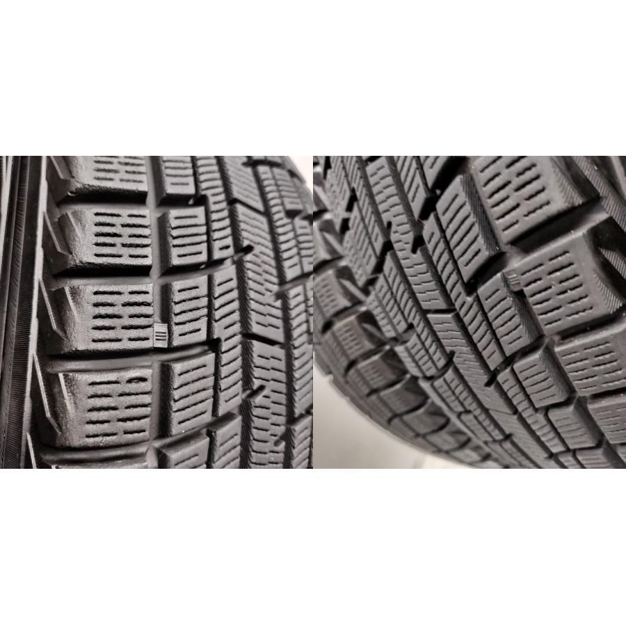 ＜スタッドレスタイヤ 4本＞ 155/65R13 ヨコハマタイヤ アイスガード iG30 2015年製 70% 軽自動車    中古