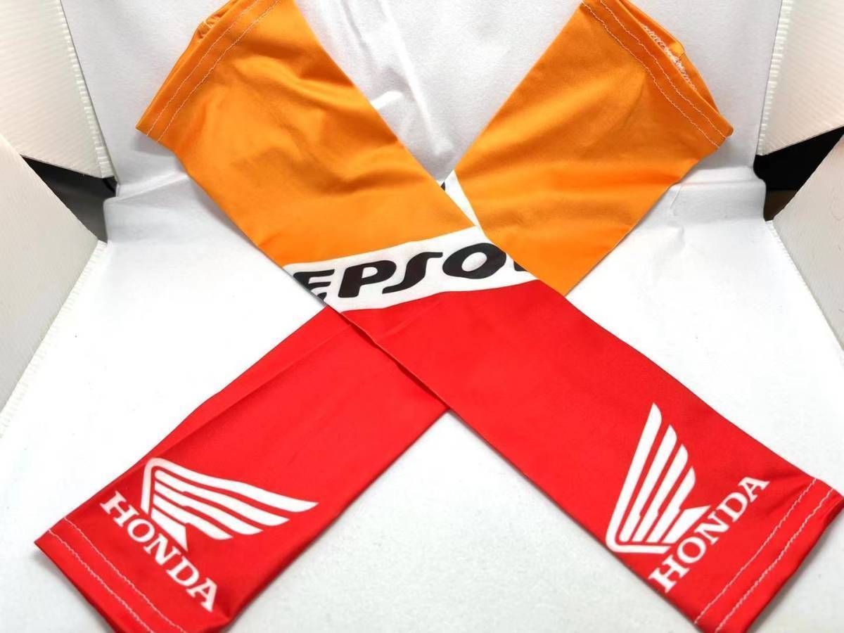 ☆アウトレットセール☆新品 バイク HONDA REPSOL RACING アームカバー