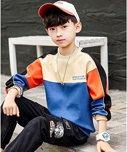 人気商品]ブルー_150 [NiceYY] YUEGUANG キッズ 長袖tシャツ 男の子