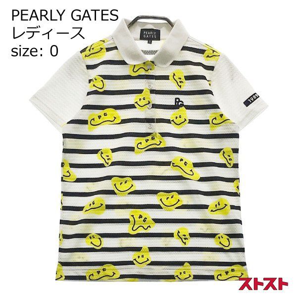 PEARLY GATES パーリーゲイツ 2022年モデル 半袖ポロシャツ シアサッカー 0 ［240001973978］#