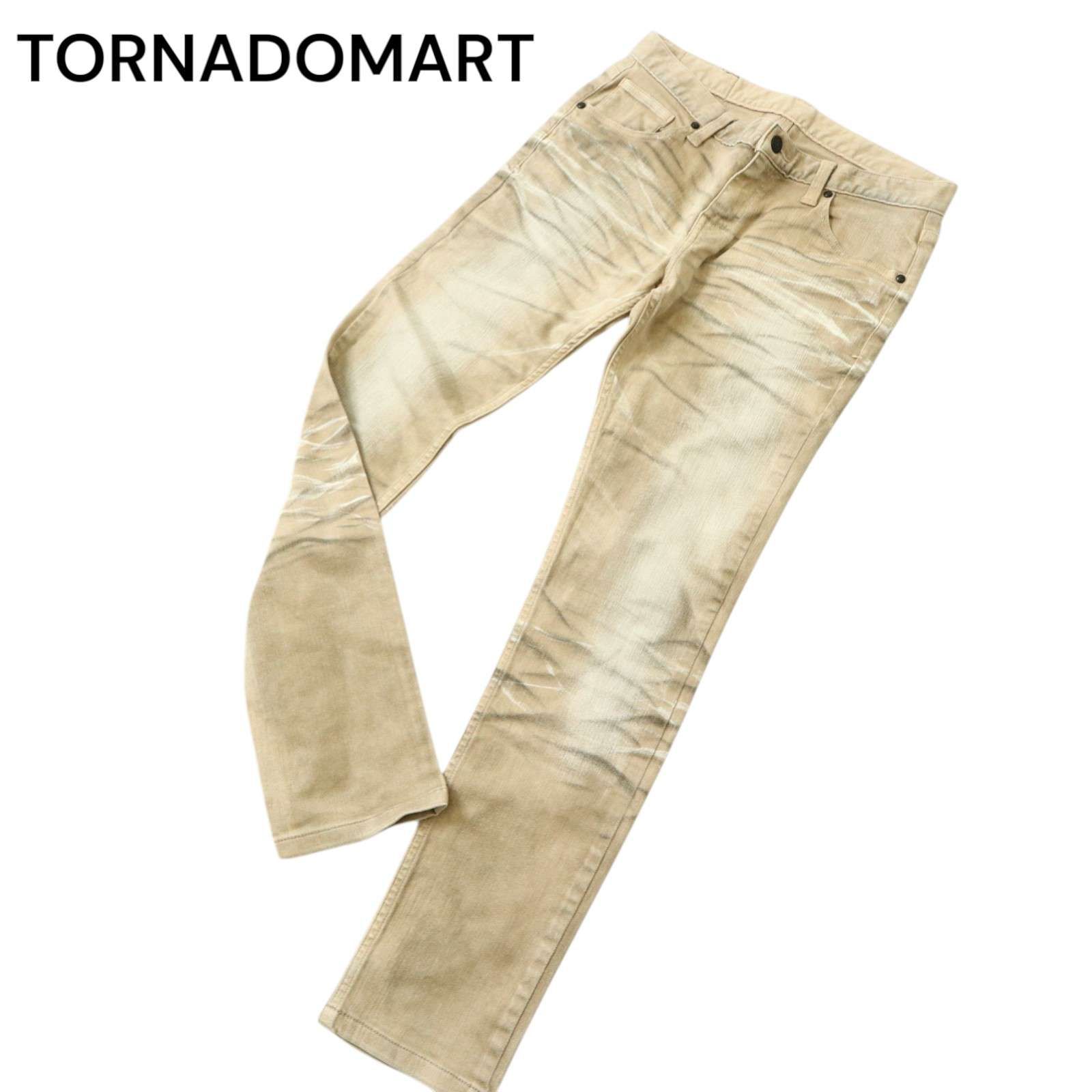 TORNADOMART トルネードマート 通年 3D 髭落ち USED加工 ストレッチ 