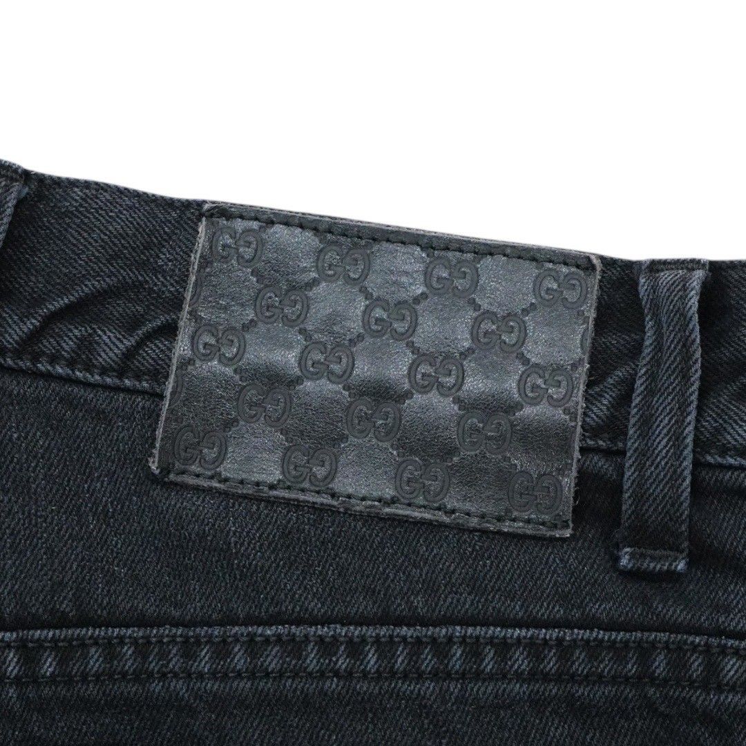 90s　OLD GUCCI　デニム　オールドグッチ　グッチ　ジーンズ　ブラック 90s OLD GUCCI デニム オールドグッチ グッチ ジーンズ ブラック