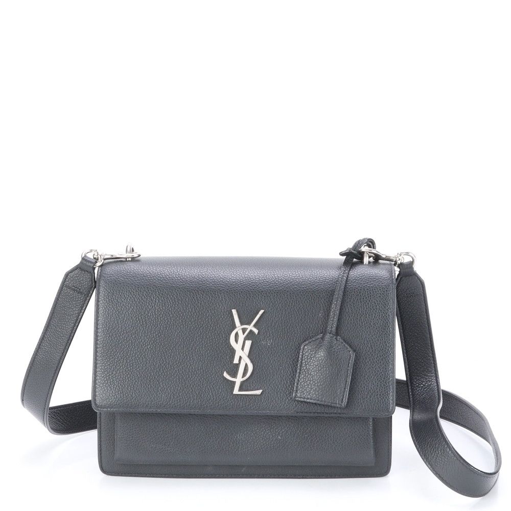 極美品 YSL イヴ サンローラン サンセット レザー ショルダー