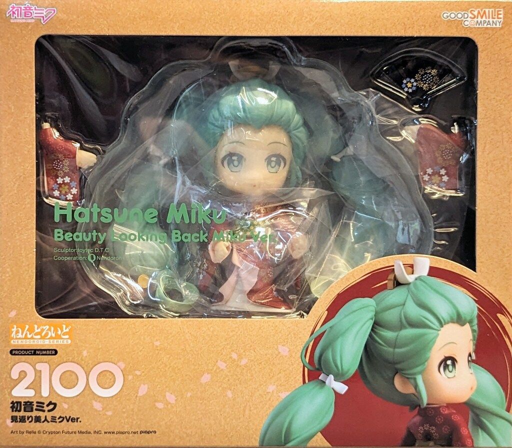 初音ミク　ねんどろいど2100　見返り美人ミク　初音ミク ねんどろいど 初音ミク 見返り美人ミクVer.