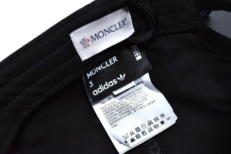 新品 adidas × MONCLER ベースボールキャップ 国内正規品 ブラック