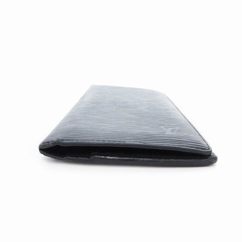 美品】ルイヴィトン エピ ポルトフォイユブラザ サークル ブラック 長