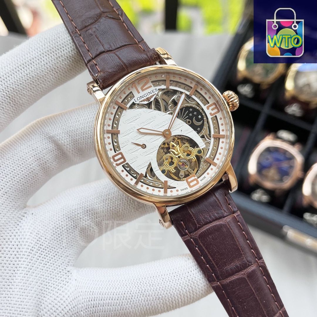 今日特価】LONGINES ロンジン 高級男性用時計 本革ストラップ