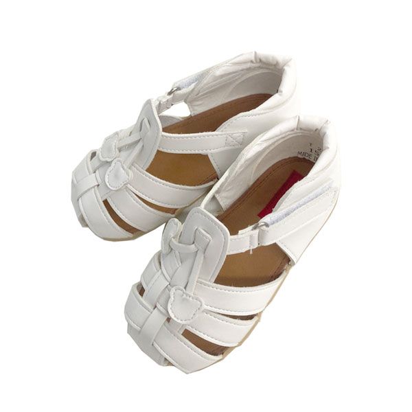 ミキハウス mikihouse ベビーサンダル サマーシューズ 14.0cm 白 01