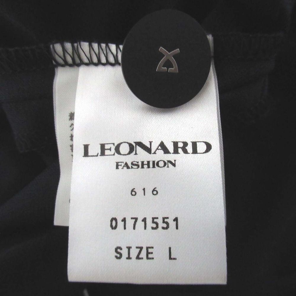 美品 クリーニング済み LEONARD レオナール カンカン素材