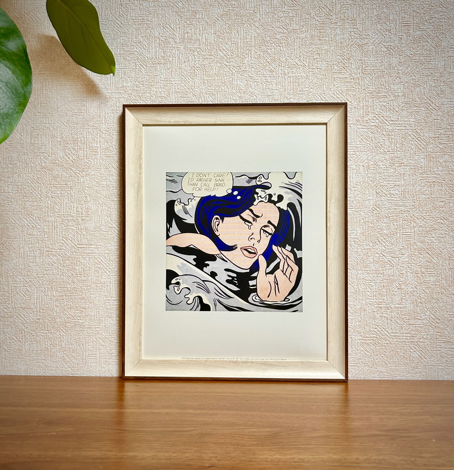 新品☆額縁付アートポスター☆ロイ・リキテンスタイン☆Roy