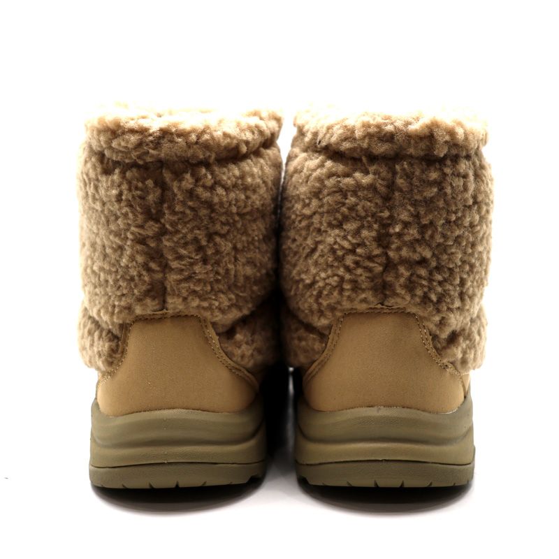 ✨ 楠本質店|元住吉 ノースフェイス|THE NORTH FACE 防寒ブーツ ヌプシ ブーティ ショート フリース NFW52476 サイズ US7 JP25.0cm ケルプタン×ケルプタン レディース