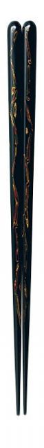 お箸 黄金松 1膳 23cm 古代若狭塗 天然木 漆 一双