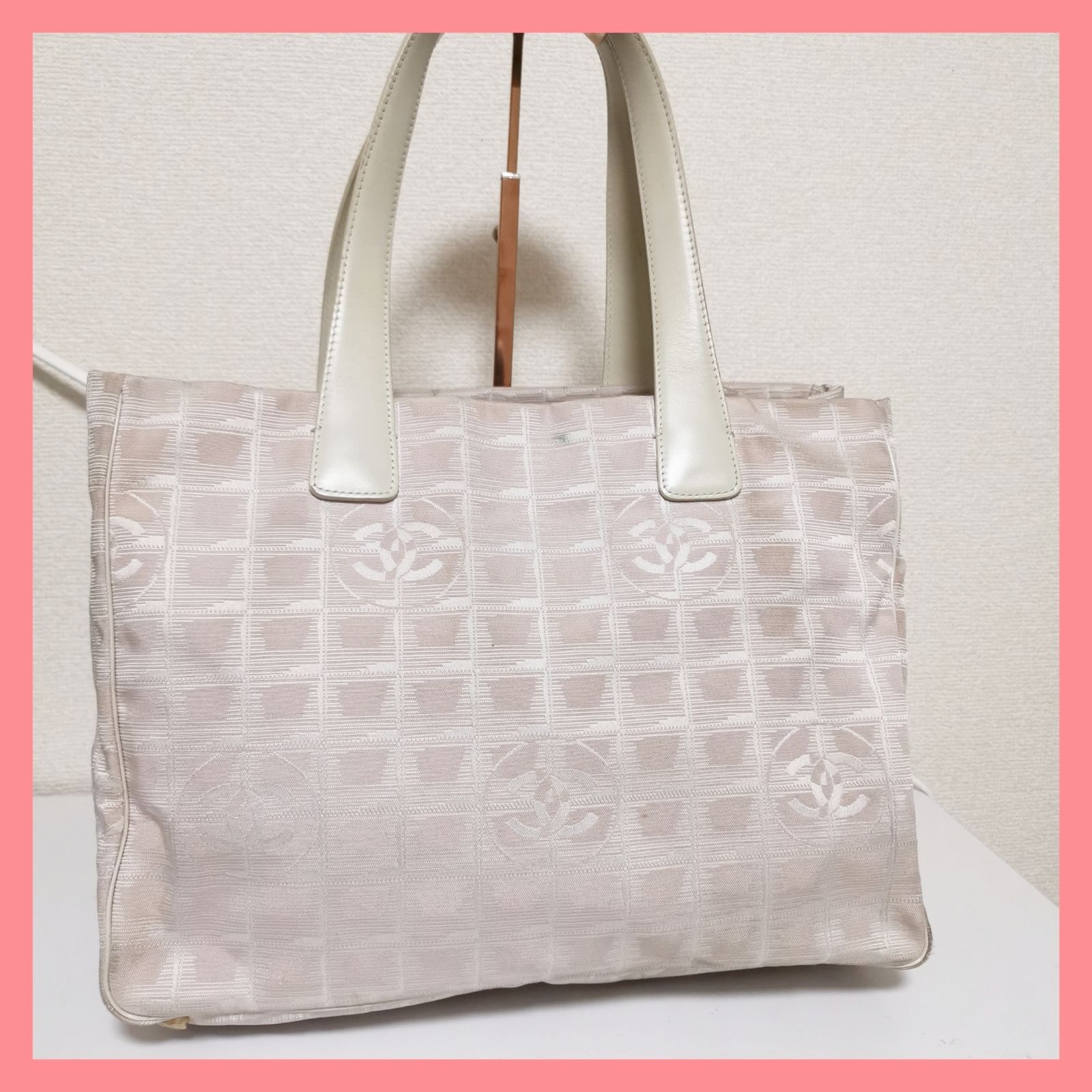 人気品】シャネルCHANEL ニュートラベルライン肩掛けトートバッグMM 