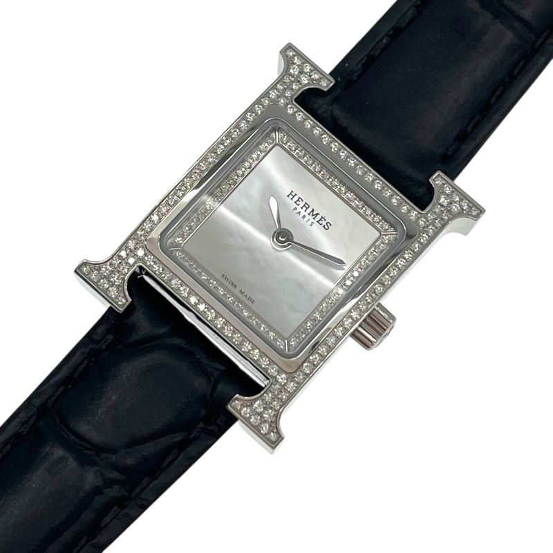 鑑別書つきブルガリBVLGARIダイヤベゼルブルーシェル12P文字盤 鑑別書