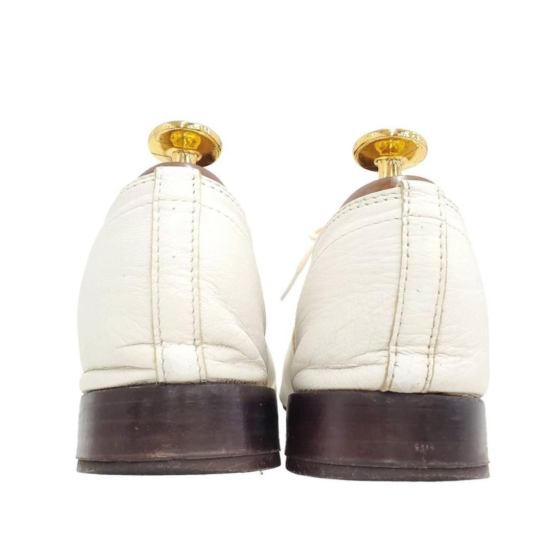 ✨美品✨ 【repetto】 レペット zizi ジジ レザー ホワイト 38 レペット ジジ ZIZI 本革 レザー ハーフラバー装着 ホワイト