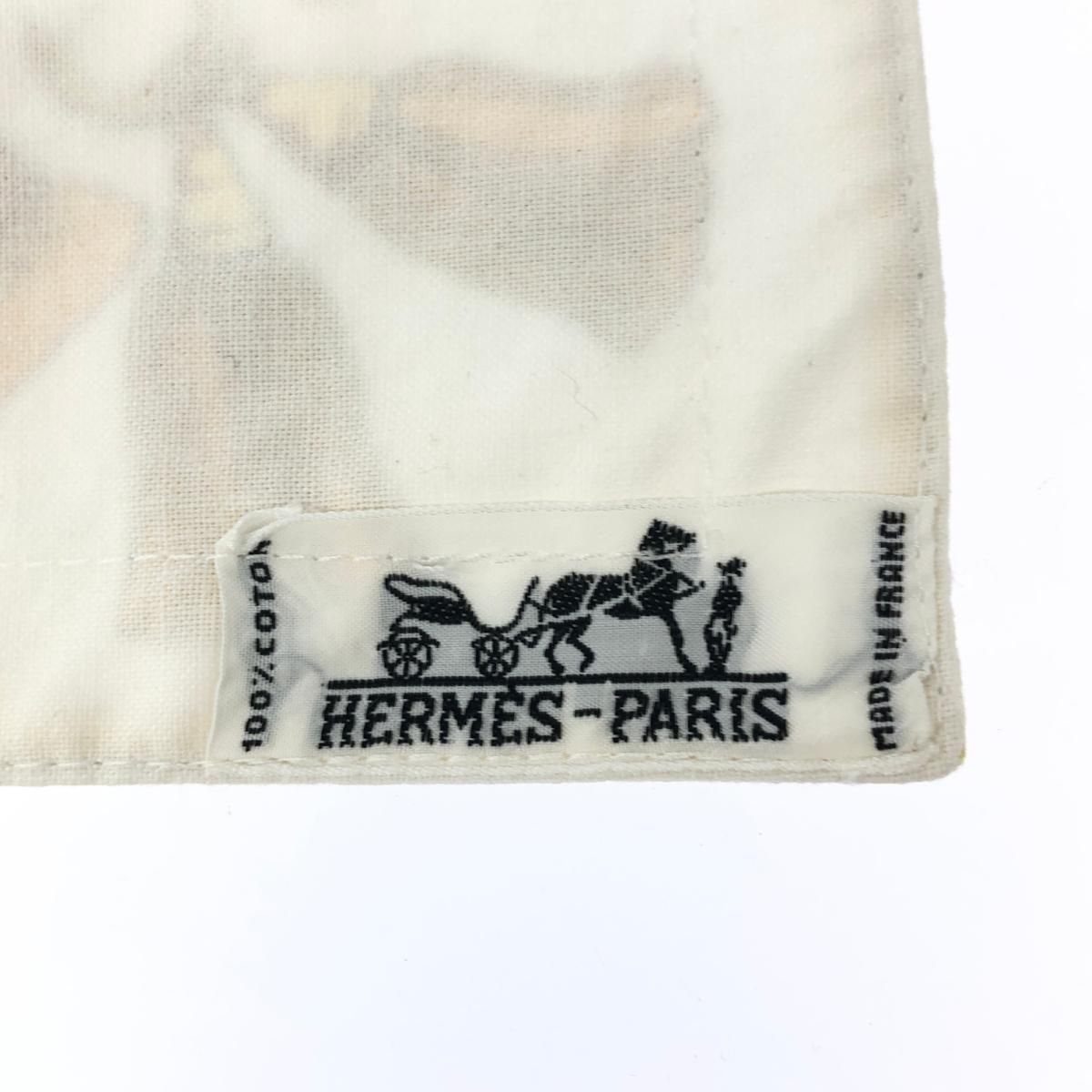 HERMES エルメス ランチョンマット キャンバス ホワイト