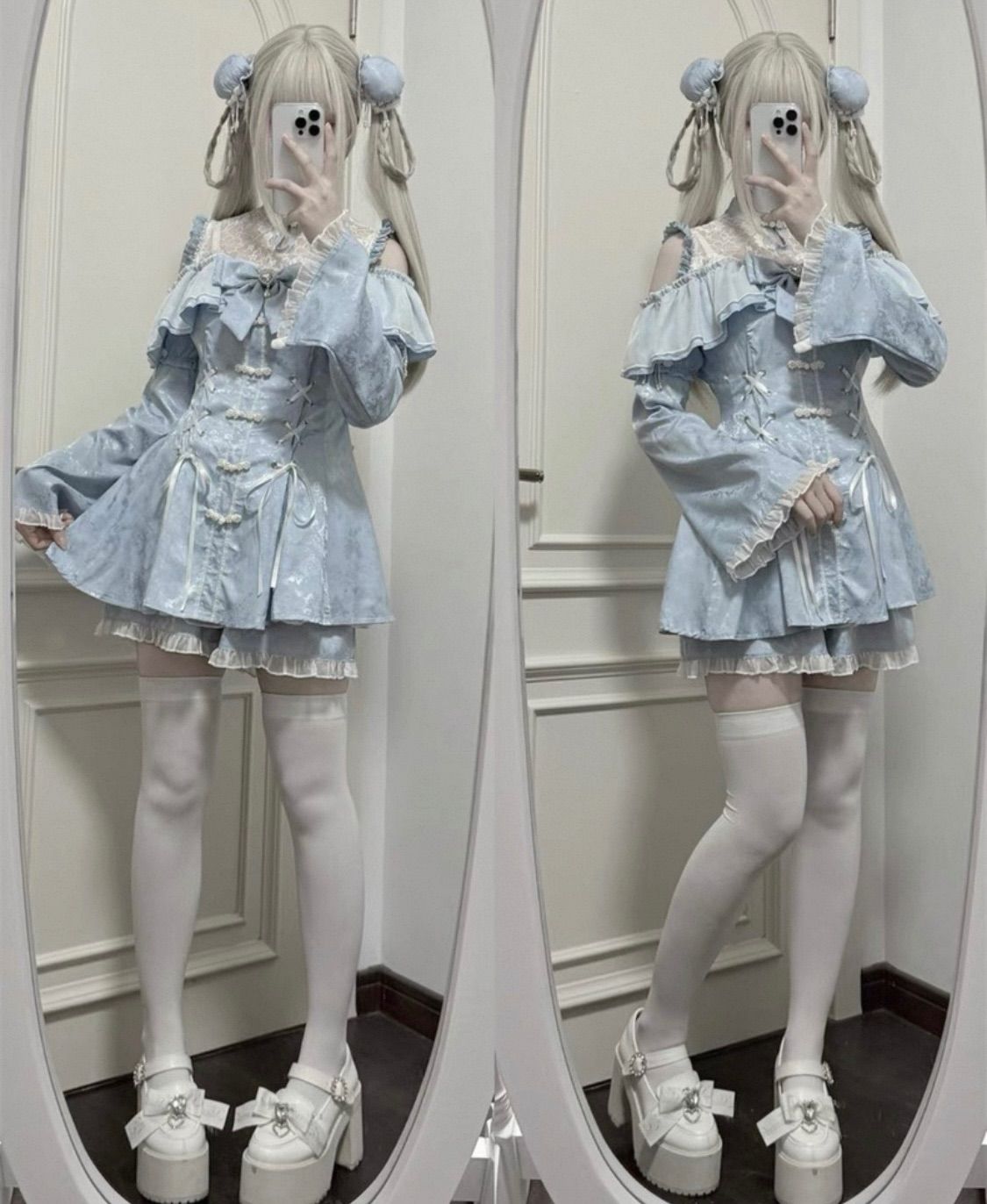 【Malymoon/マリームーン】ホーンテッドブラックレザーナース 即日発送】ホーンテッドブラックレザーナース【マリームーン