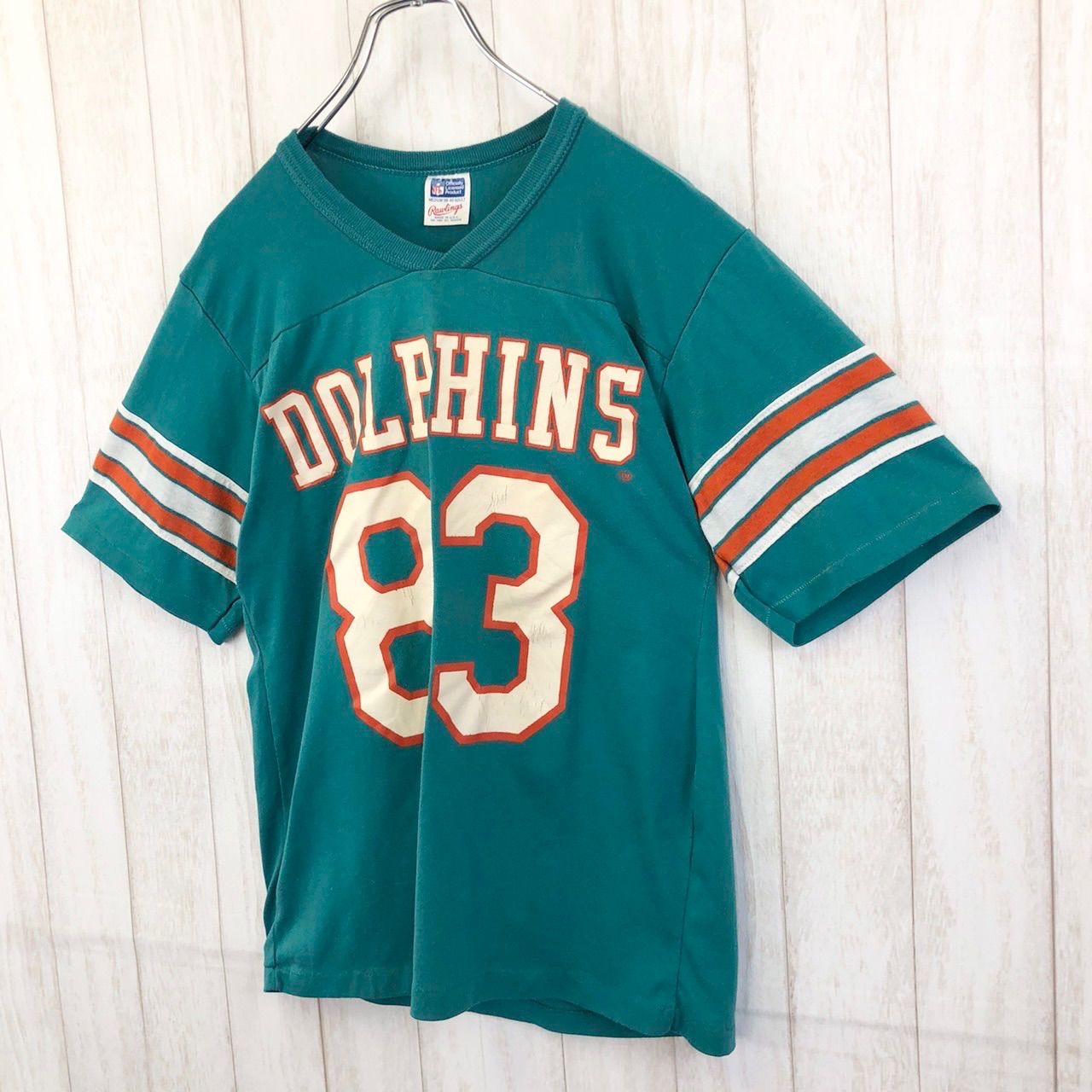 Rawlings ローリングス NFL マイアミ ドルフィンズ DOLPHINS アメフト Tシャツ