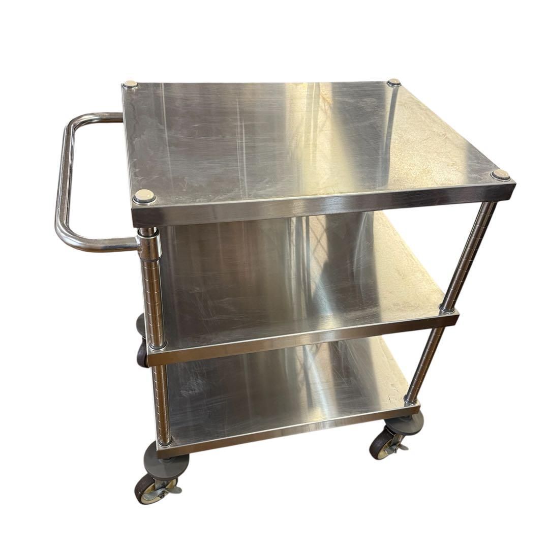 ステンレスワゴン キッチンワゴン ステンレスキッチンワゴン キャスター付き