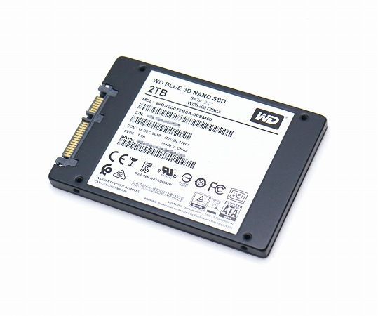 ◇Western Digital WD BLUE WDS200T2B0A 2TB 2.5インチ SATA SSD