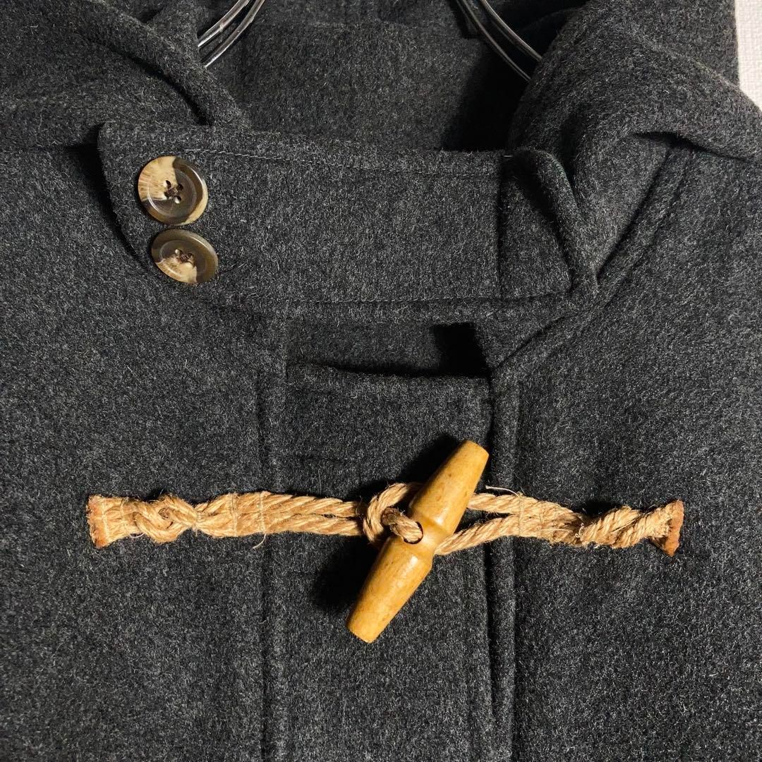 90s USA製】RALPH LAUREN ダッフルコート ウール グレー L