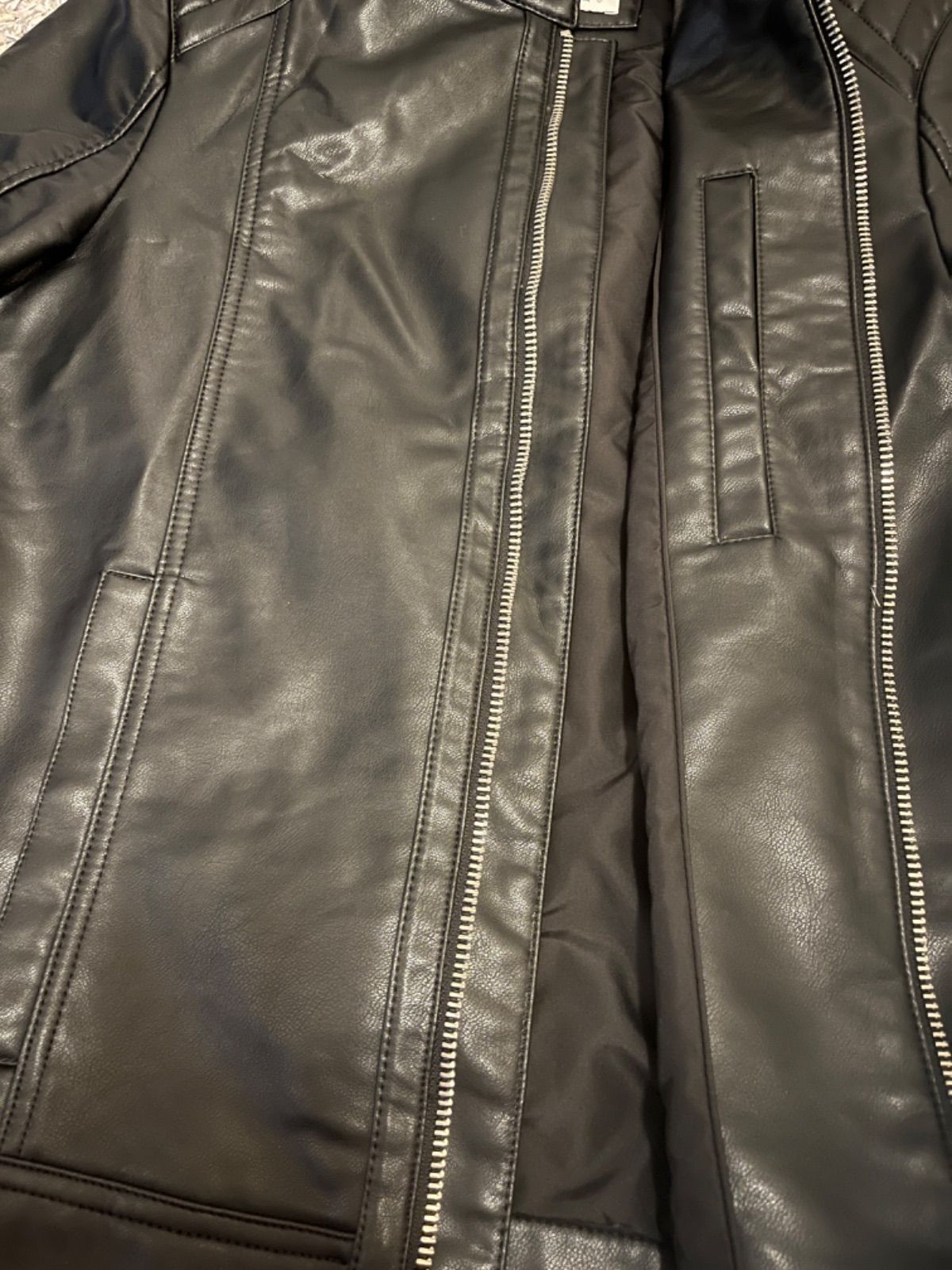 ZARA Ram Leather Single Riders Jacket ラムレザー ジャケット