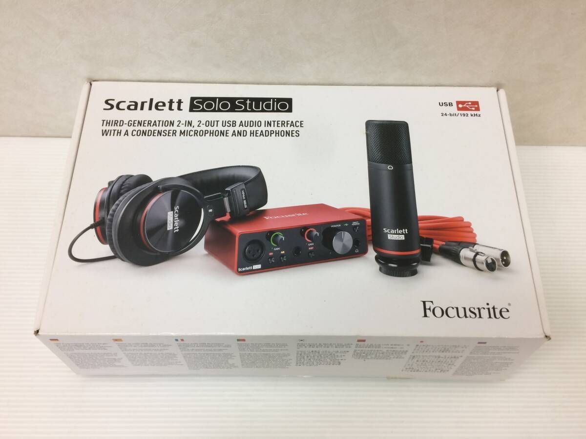 Focusrite フォーカスライト Scarlett Solo Studio オーディオ