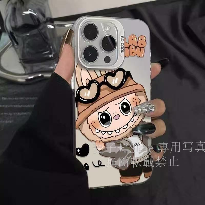 み*こ様 ラブブ LABUBU iPhone16pro max スマホケース　携 labubu ラブブ スマホケース iPhone 16 / 15Pro / 14 Plus