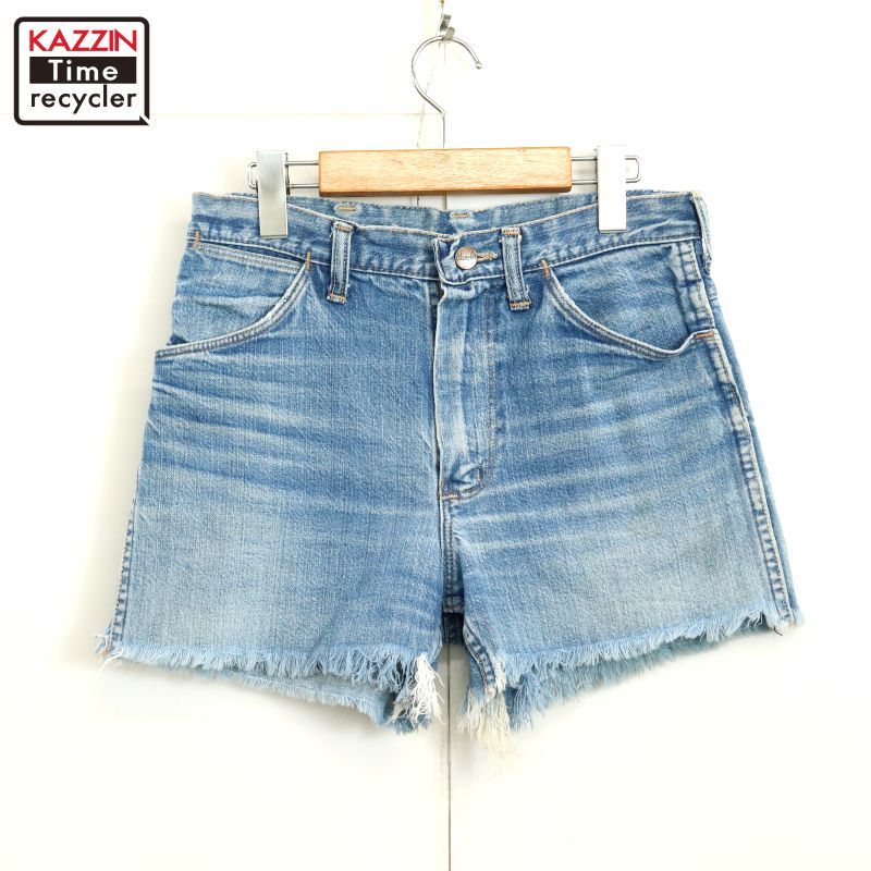 60s USA製 vintage Wrangler デニム カットオフ ショートパンツ メンズ
