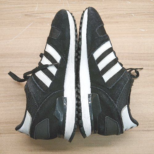 ◇ adidas アディダス ZX 700 GX4977 ランニング ロ－カットスニーカー サイズ25.5 コアブラック レディース E  【1402200010541】