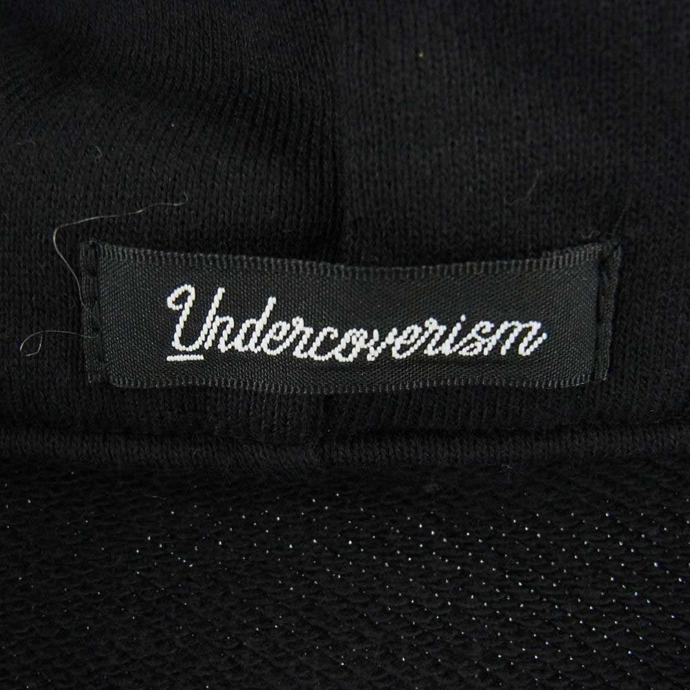 UNDERCOVER アンダーカバー パーカー 23SS UI1C4801 Cotton sweat zip up hoody コットン スウェット ジップアップ フーディ パーカー ブラック系 3