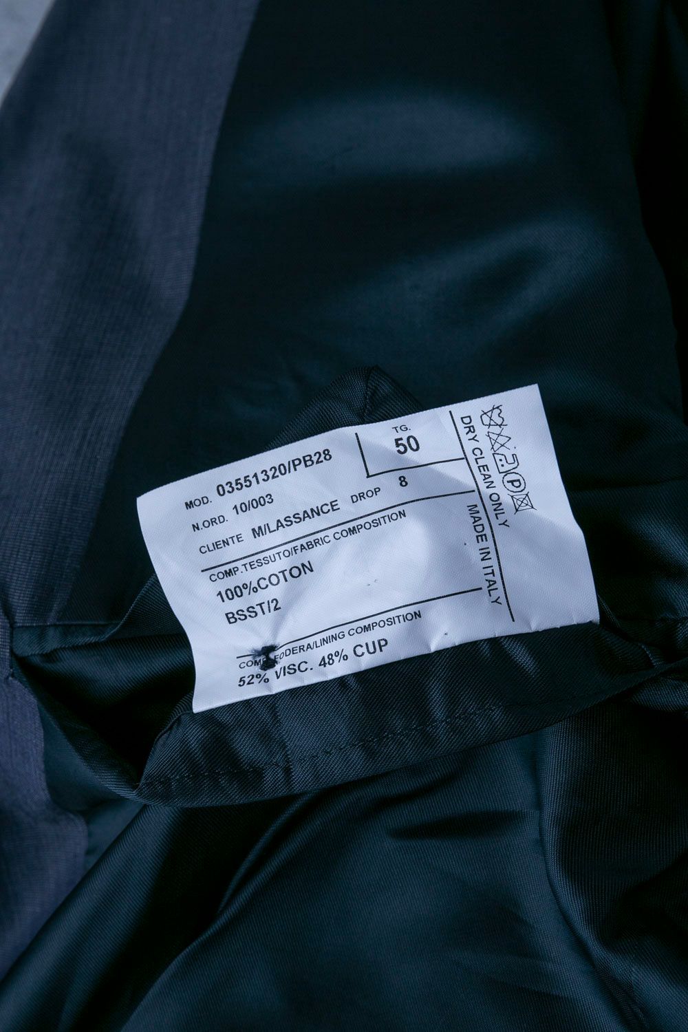 MARCEL LASSANCE テーラードジャケット　デニム MARCEL LASSANCE マルセルラサンス コットンテーラード