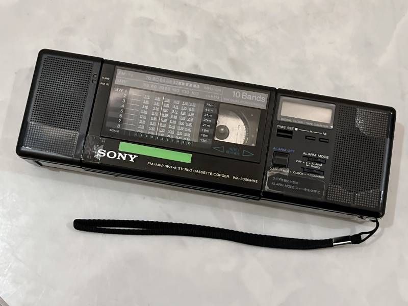 SONY WA-8000MKⅡ FM MW SW1-8 ステレオカセットコーダー 現状品