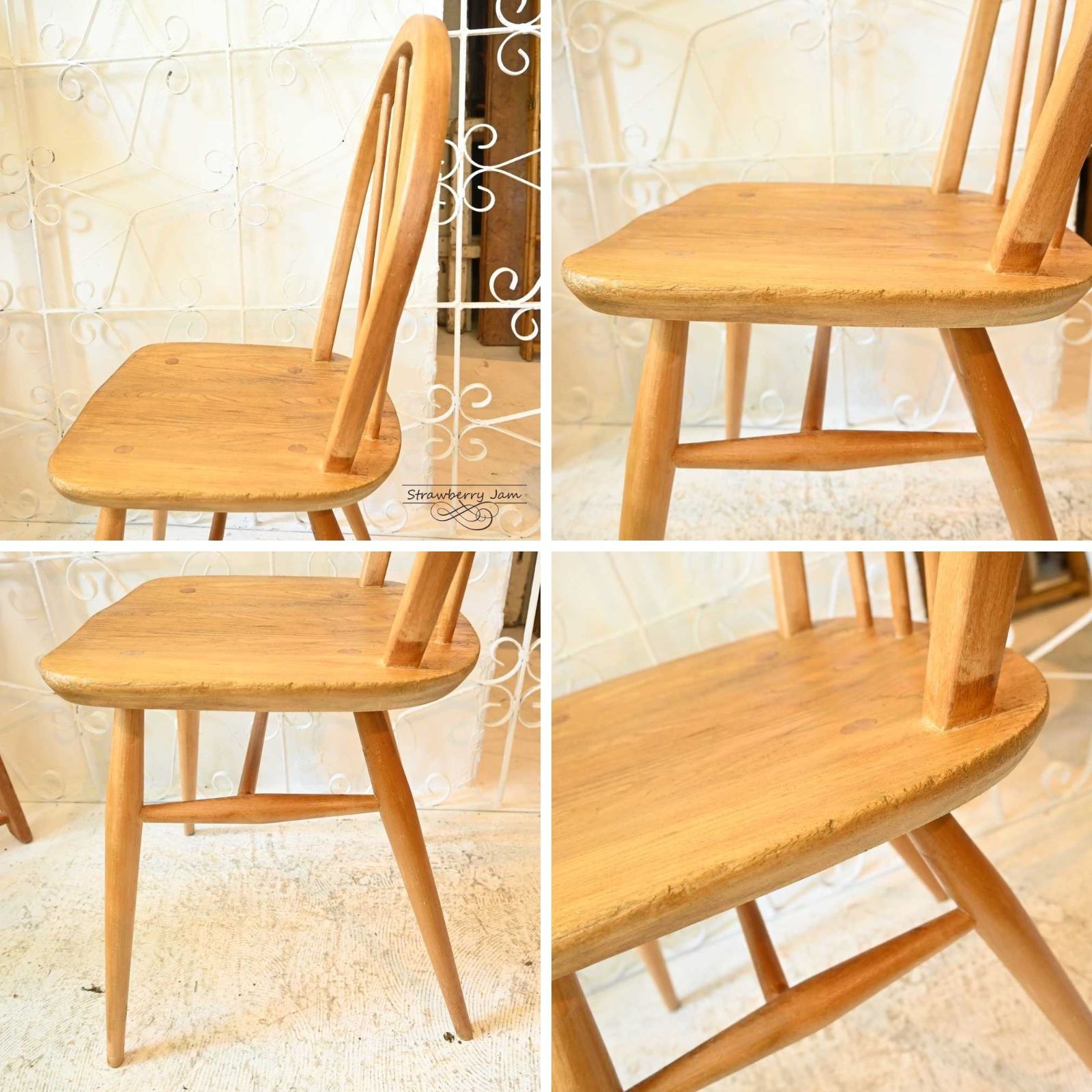 Y*i様 L3705-243-1 英国ヴィンテージ ERCOL フープバックチェ 49.9cm）の通販 家具・インテリア L3705-243-1 英国ヴィンテージ