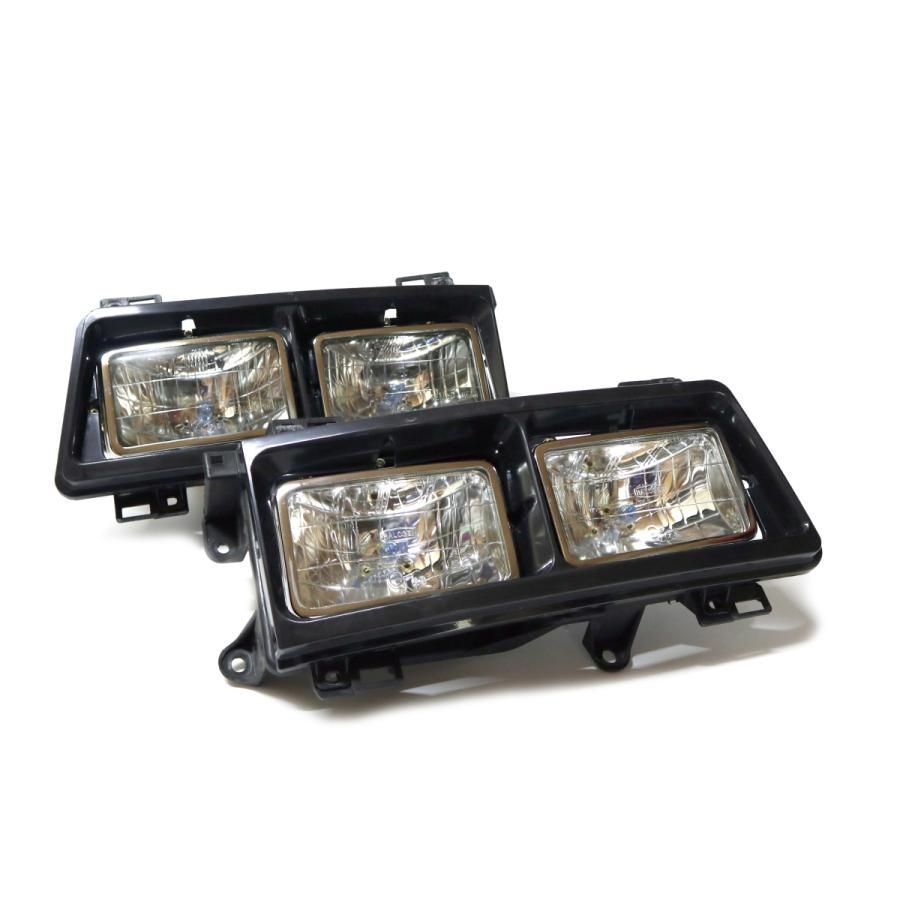 三菱 ふそう スーパーグレート 平成8年6月〜19年3月 角目4灯式 ヘッドライト レトロ 4眼 角型 2連