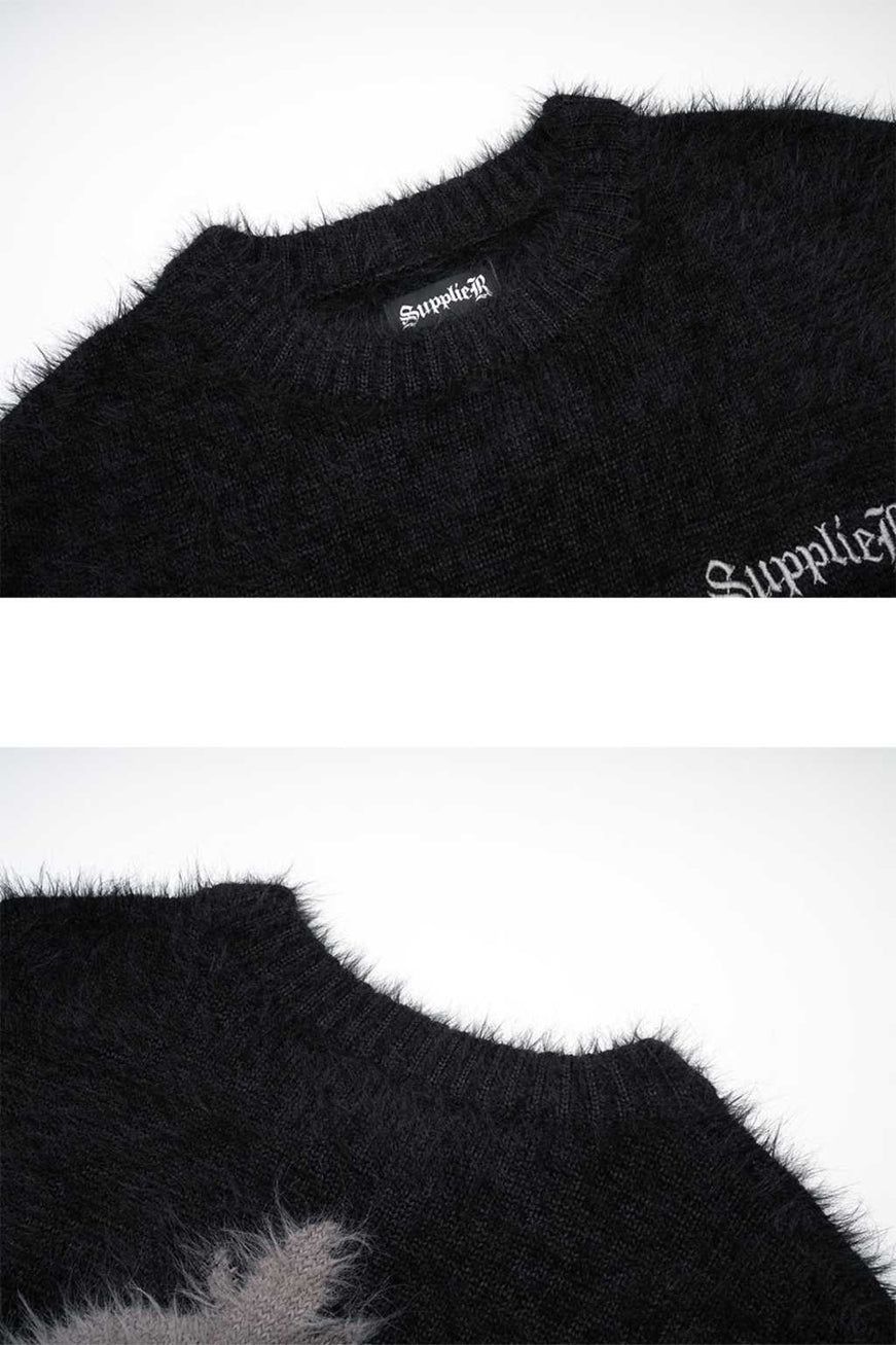 SUPPLIER/サプライヤー Cross Shaggy Knit ニット - www.buyfromhill.com