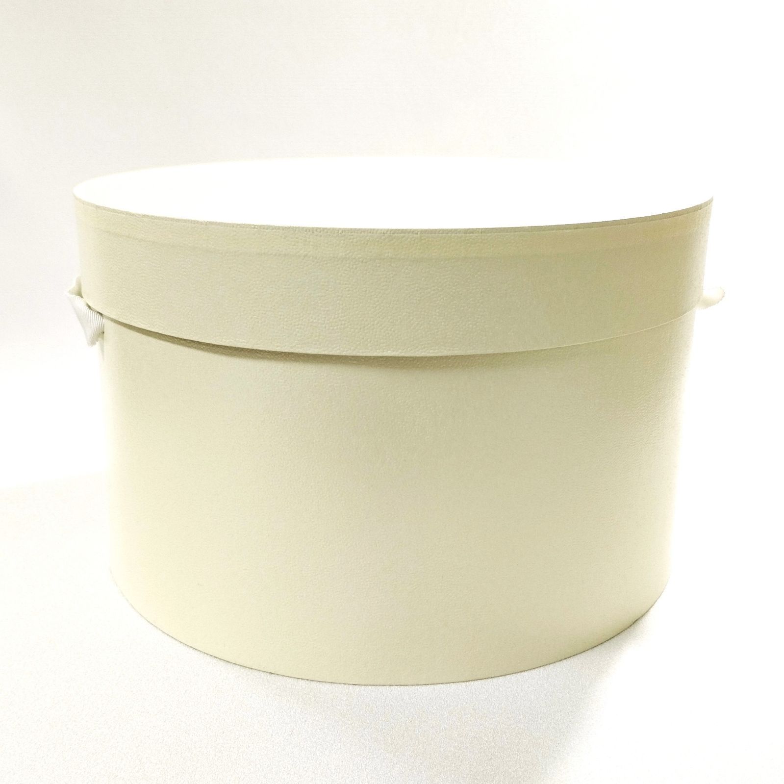 〇帽子箱 直径25.5cm高さ15.8㎝×5個 梱包箱代と送料込み 白 ハットボックス ハットケース ギフト