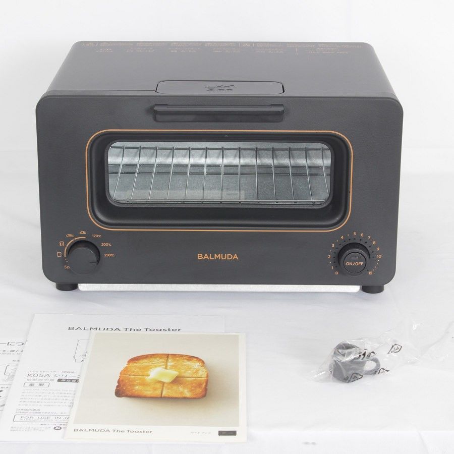 美品】BALMUDA The Toaster K05A-BK ブラック スチームオーブン