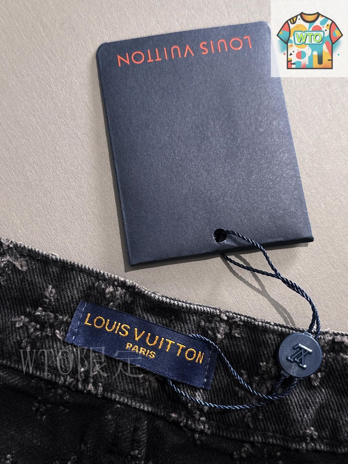 今日特価】LV 2025SS モノグラム満タッチ刺繍デニムショート