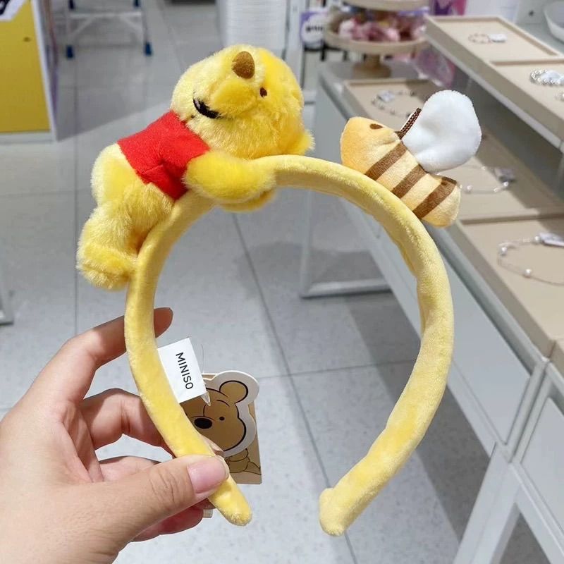 10月新品】Disney x MINISO くまのプーさん 维尼（Pooh Bear）ディズニー メイソウ 中国限定 海外限定 ふわふわ ぬいぐるみ カチューシャ 髪とめ yellow 1点 - メルカリ