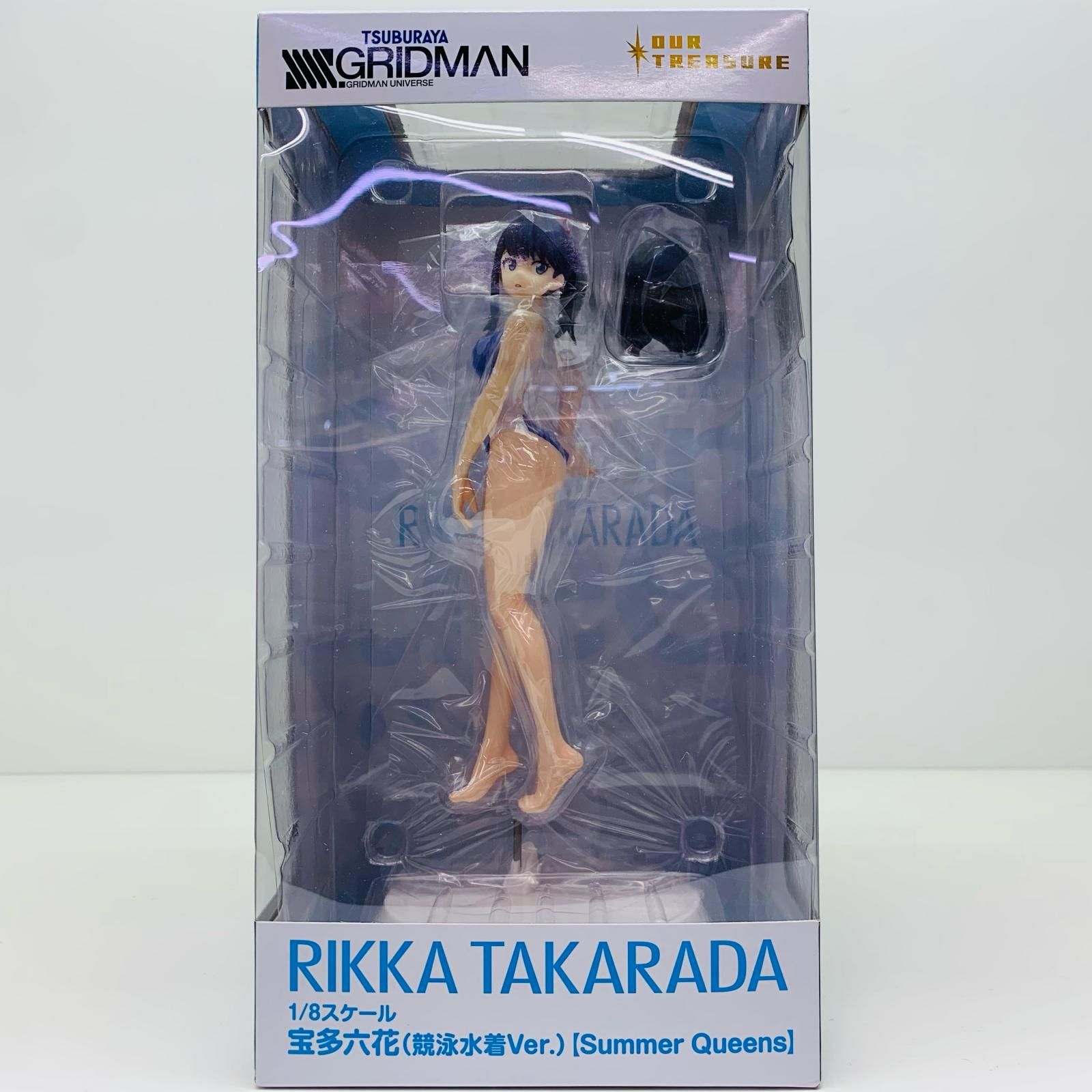 飾磨店】 中古 フィギュア SSSS.GRIDMAN 宝多六花 競泳水着Ver