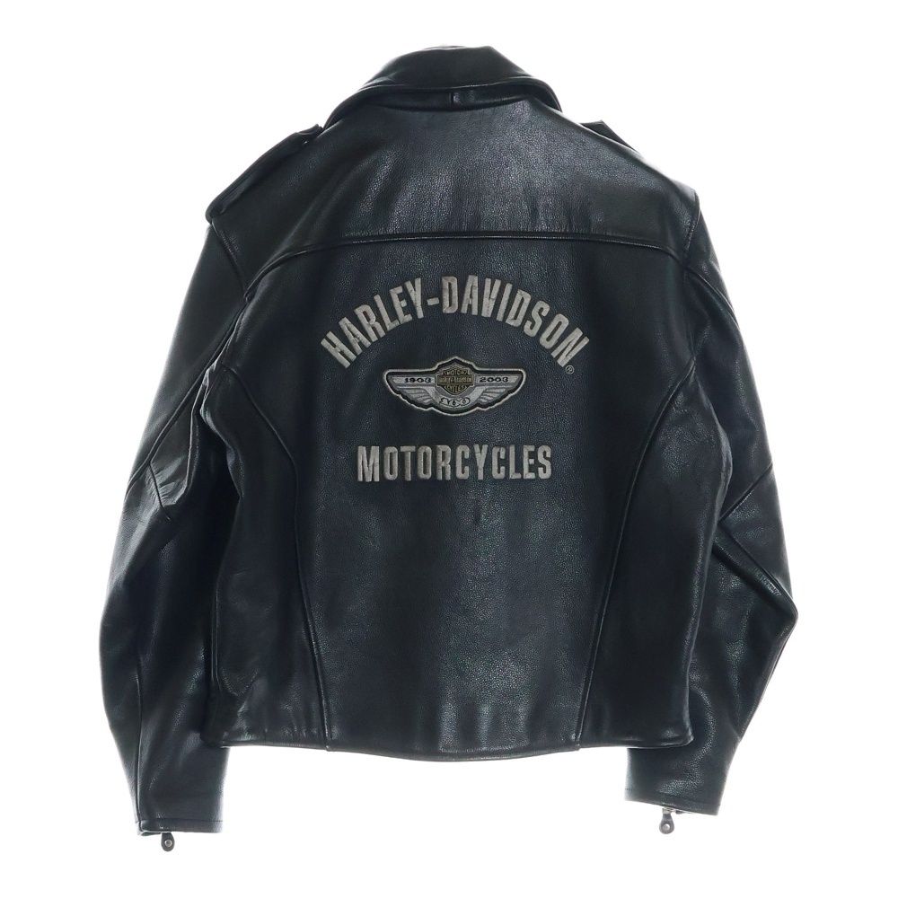ハーレーダビッドソン ライダースジャケット　新品未使用 HARLEY DAVIDSON (ハーレーダビッドソン) RIDERS JACKET ロゴ