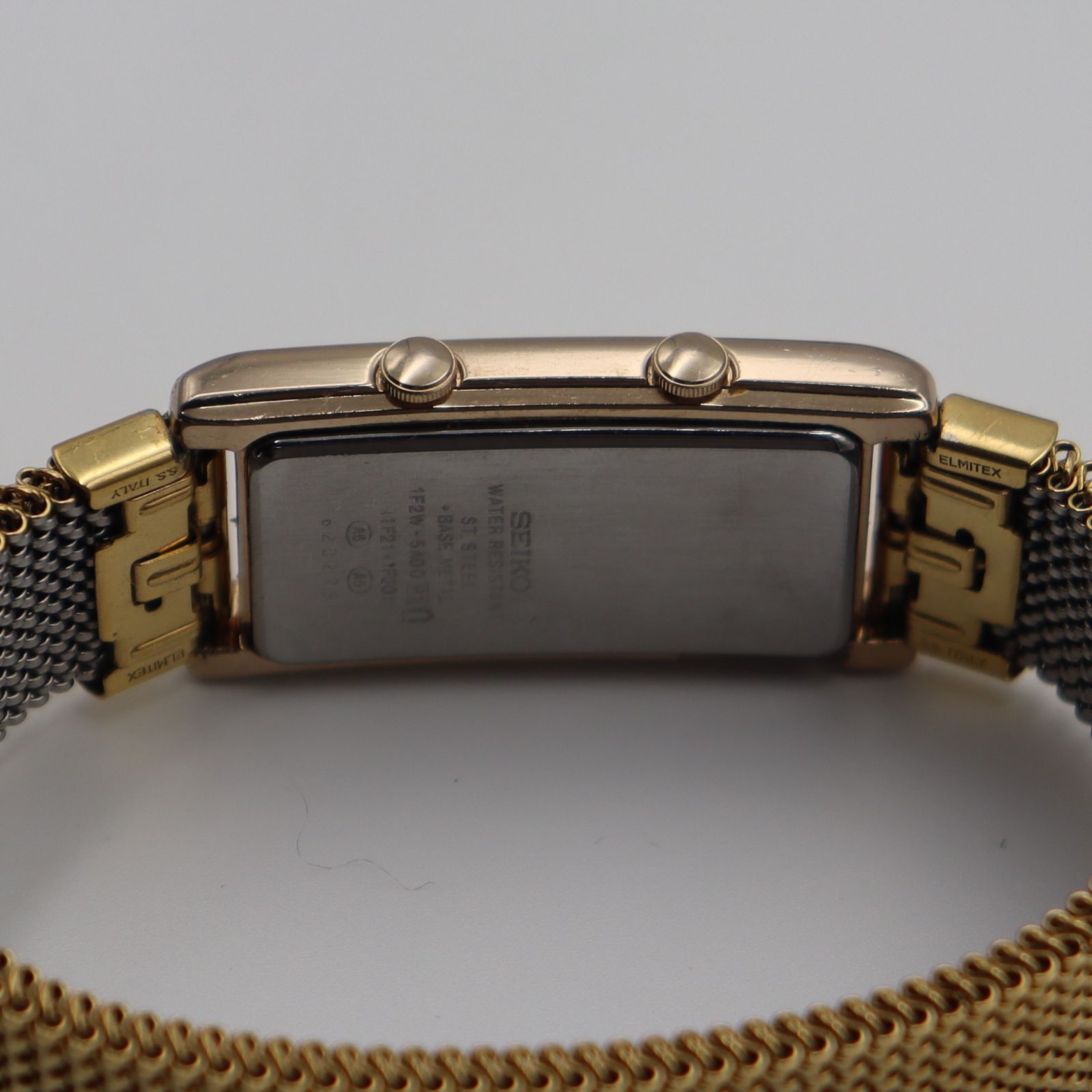 電池新品 SEIKO セイコー ルーセント 1F2W-5A00 クォーツ デュアル