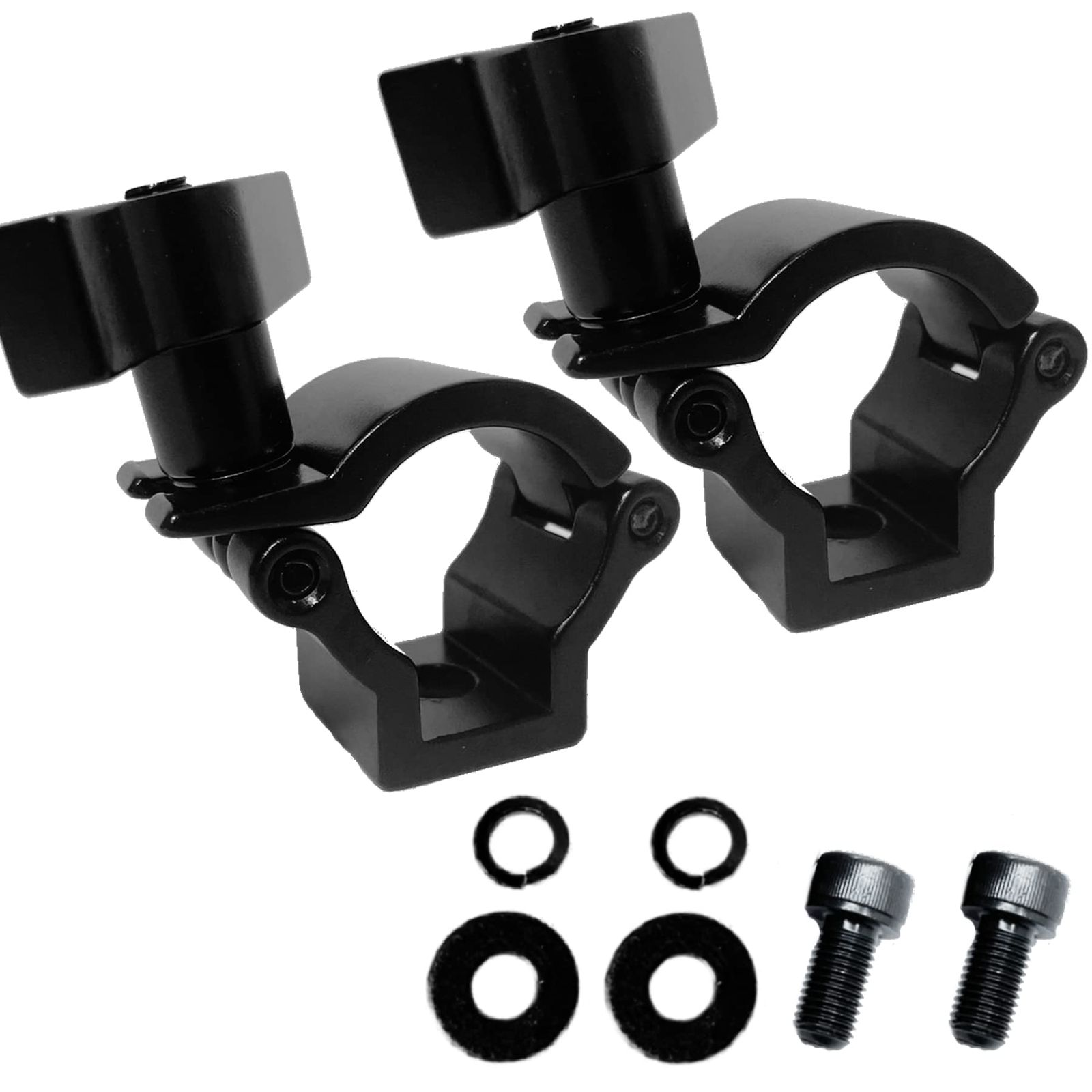 ROOOCYY スコップホルダー 汎用 固定 4WD オフロード クロカン 背面 取り付け (ブラック) 2個セット T字 [ブラック] [2set]