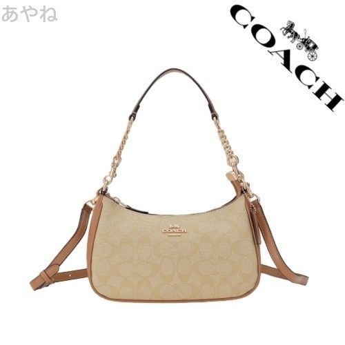 週末限定・在庫処分】COACH コーチバッグ CA548 ホワイト TERI 