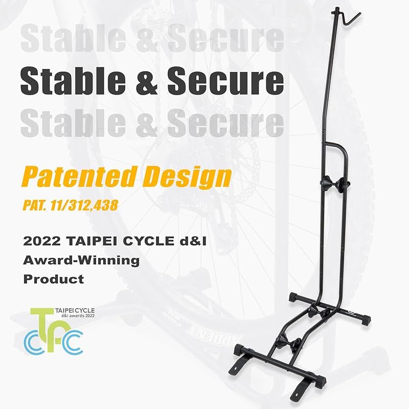 な自転車フロアパーキングラック -