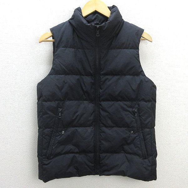 【中古】 C□ユニクロ/UNIQLO ウルトラライト ダウンベスト【S】黒/MENS ジャケット・アウター